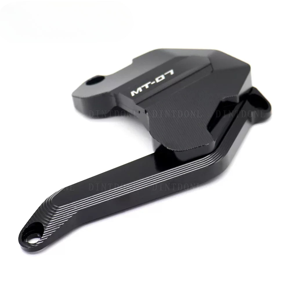 DINTCNC For MT07 2021 Motorcycle Water Pump Pipe Cooler Anti-Collision Engine Falling Protective Cover Accessories MT FZ 07 2020
