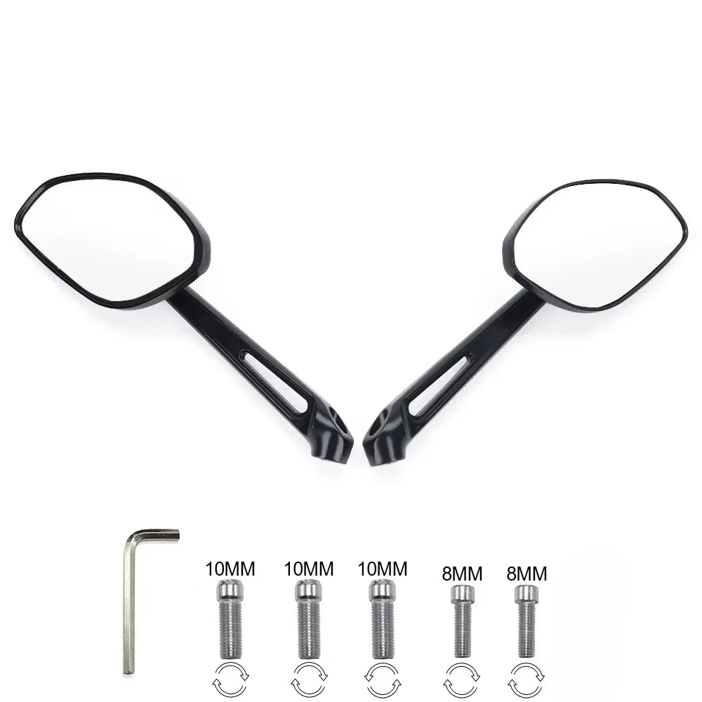DINTCNC Motorcycle Rear View Mirror For Multistrada V4 Pikes Peak V2 950 1200 1260 S Enduro Left Right Glass Lenses Accessories
