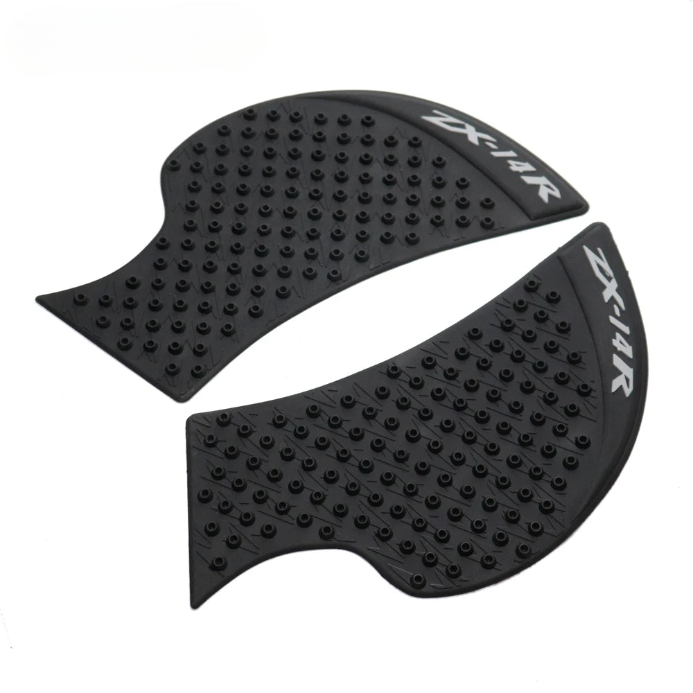 DINTCNC For ZX14R GTR ZZR1400 Motorcycle Paint Protection Non-Slip Sticker Fuel Tank Cover Knee Pad Rubber Decorative Stickers