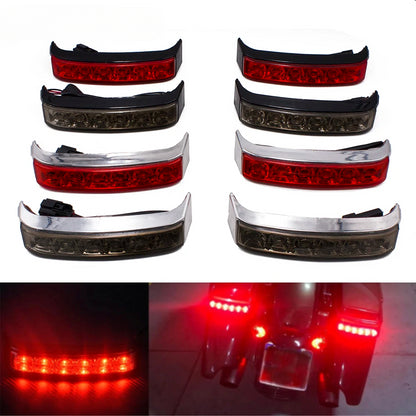 DINTCNC Universal for Motorcycle Tail Light Side Box Light Motorcycle Equipment Accessories Turn Signal Lights Brake Tail Light