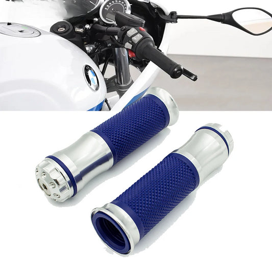 DINTCNC Universal for 7/8" 22mm Caliber Handlebar Cover Motorcycle Handlebar Blue and Red CNC Modified Equipments Handlebar Protection