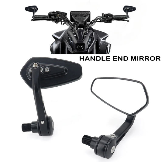 DINTCNC For MT07 MT09 MT10 SP Handlebar End Mirror XSR 700 900 Handle Side Reflector FZ07 XSR700 MT10SP Motorcycle Accessories