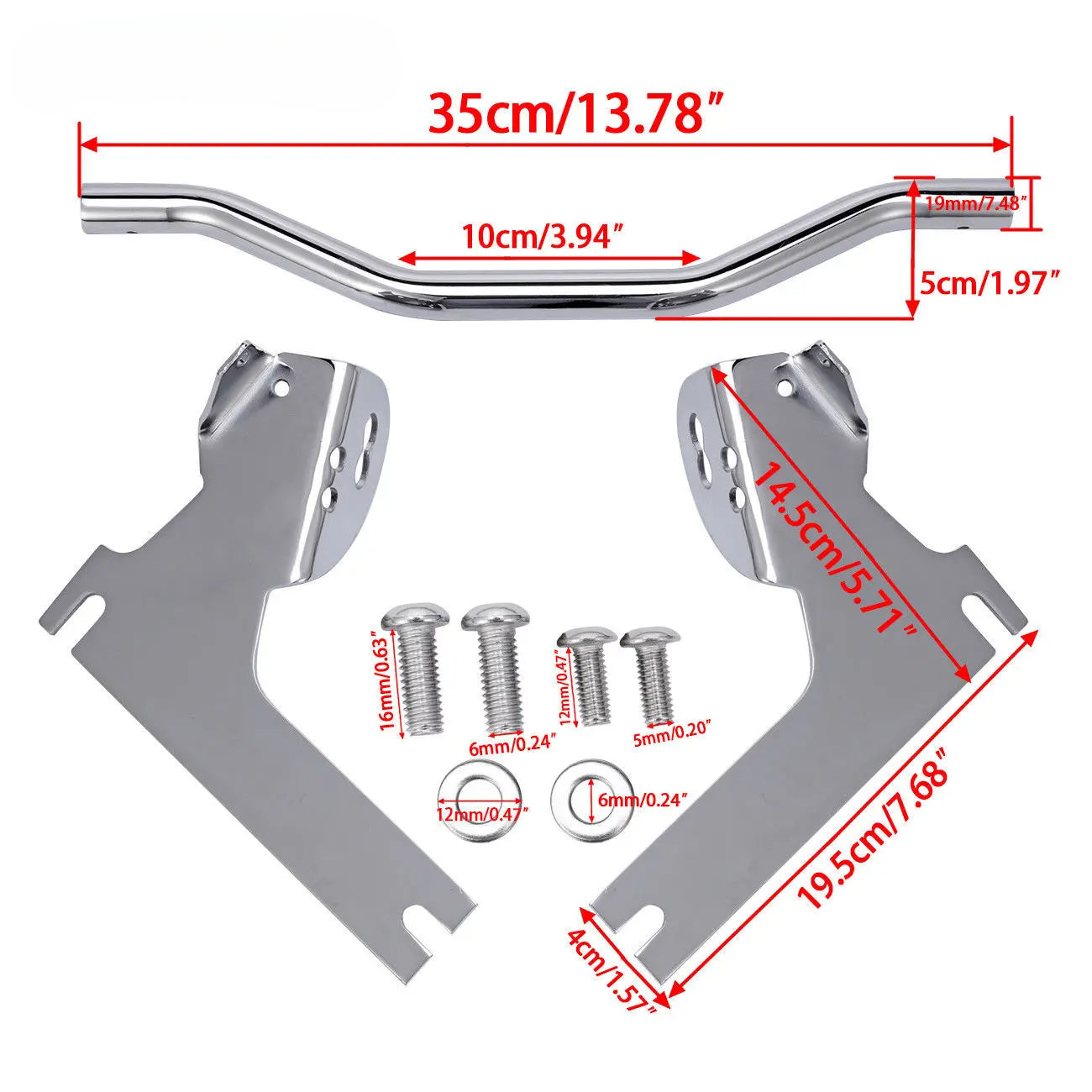 DINTCNC Universal for Road King for Electra Glide for Touring Models Motorcycle Equipments Headlight Bracket