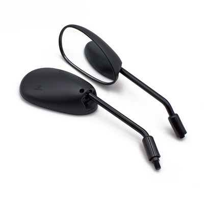 DINTCNC Universal for M10 Thread for Scooter Rearview Mirror Black Motorcycle Modified Rearview Mirror Large Field of View