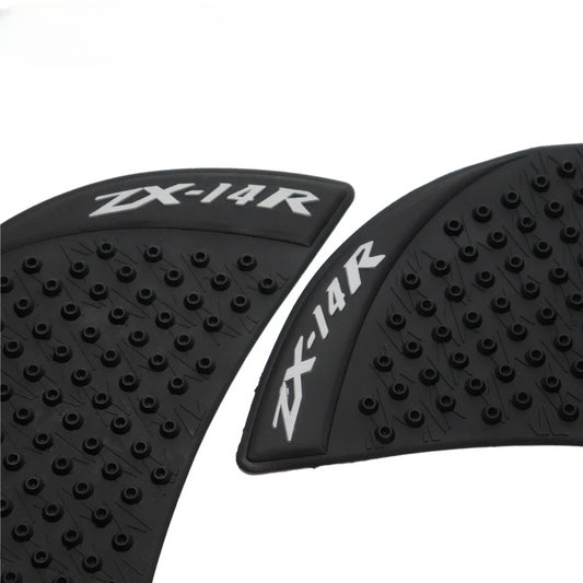 DINTCNC For ZX14R GTR ZZR1400 Motorcycle Paint Protection Non-Slip Sticker Fuel Tank Cover Knee Pad Rubber Decorative Stickers