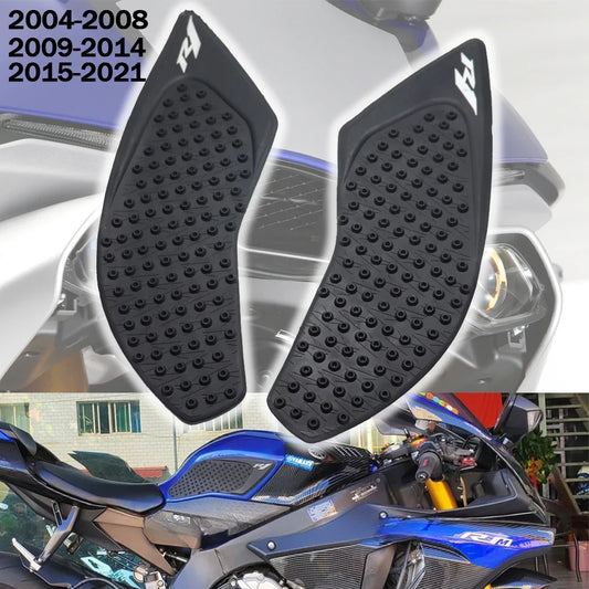 DINTCNC Motorcycle Tank Pad Anti Slip Paint Protection For YZF-R1 2004-2008 YZFR1 2009-2014 YZF R1 R1S R1M 2015-2021 Non-slip Stickers