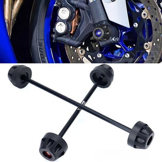 DINTCNC Motorcycle Front Rear Wheel Protect Anti-Fall Axle For YZF-R6 2017-2021 Protector Accessories YZFR6 2020 YZF R6 2019 2018