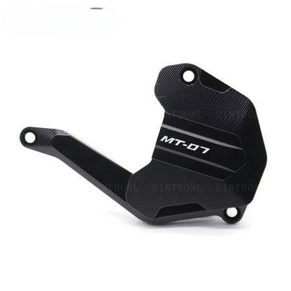 DINTCNC For MT07 2021 Motorcycle Water Pump Pipe Cooler Anti-Collision Engine Falling Protective Cover Accessories MT FZ 07 2020