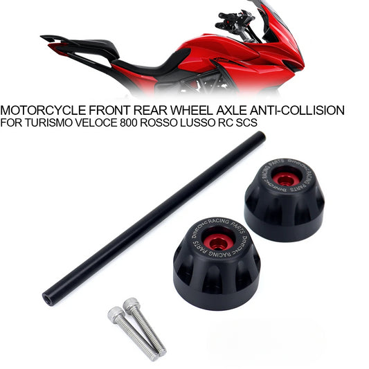 DINTCNC TURISMO VELOCE ROSSO LUSSO RC SCS Motorcycle Front Rear Wheel Axle For 800 Protector Slider Pad Protection Accessories