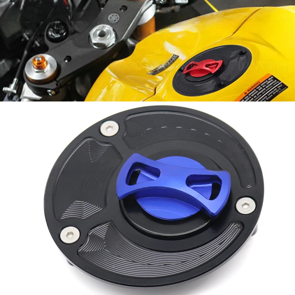 DINTCNC For YZF R15 R25 R3 R1 R6 MT 25 03 15 M-SLAZ FZ 1 FZ6 FZ8 2020 2021 Motorcycle Cover Rapid Gas Fuel Tank Cap Accessories