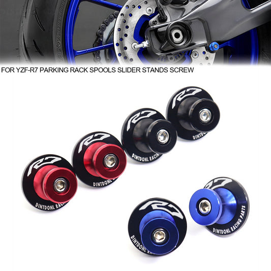 DINTCNC For YZF-R7 2021 2022 Motorcycle Rear Wheel Rocker Swing Arm YZFR7 Parking Rack Spools Slider Stands Screw Accessories R7