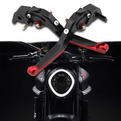 DINTCNC For MONSTER 937 950 Motorcycle Front Brake Clutch Lever MONSTER950 2021 2022 Adjustable Folding Telescopic CNC Tie Rod