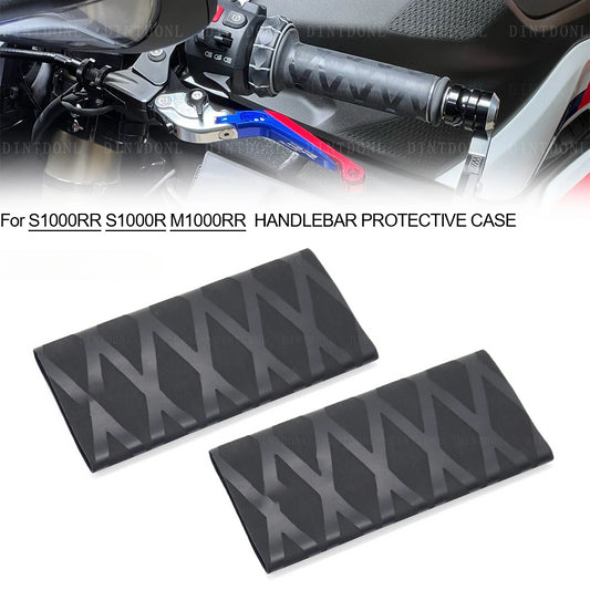 DINTCNC Motorcycle Handlebar Cover For S1000RR S1000R M1000RR R1250GS R1200GS F850GS F750GS LOGO Rubber Protective Case Accessories