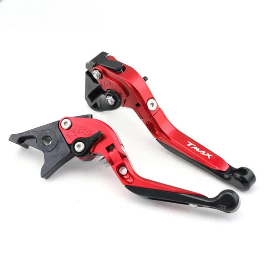 DINTCNC Front Brake Levers For T-MAX 500 530 560 2021 2022 XP530 XP560 XP500 TMAX 2019 CNC Handles Extendable Folding Accessories