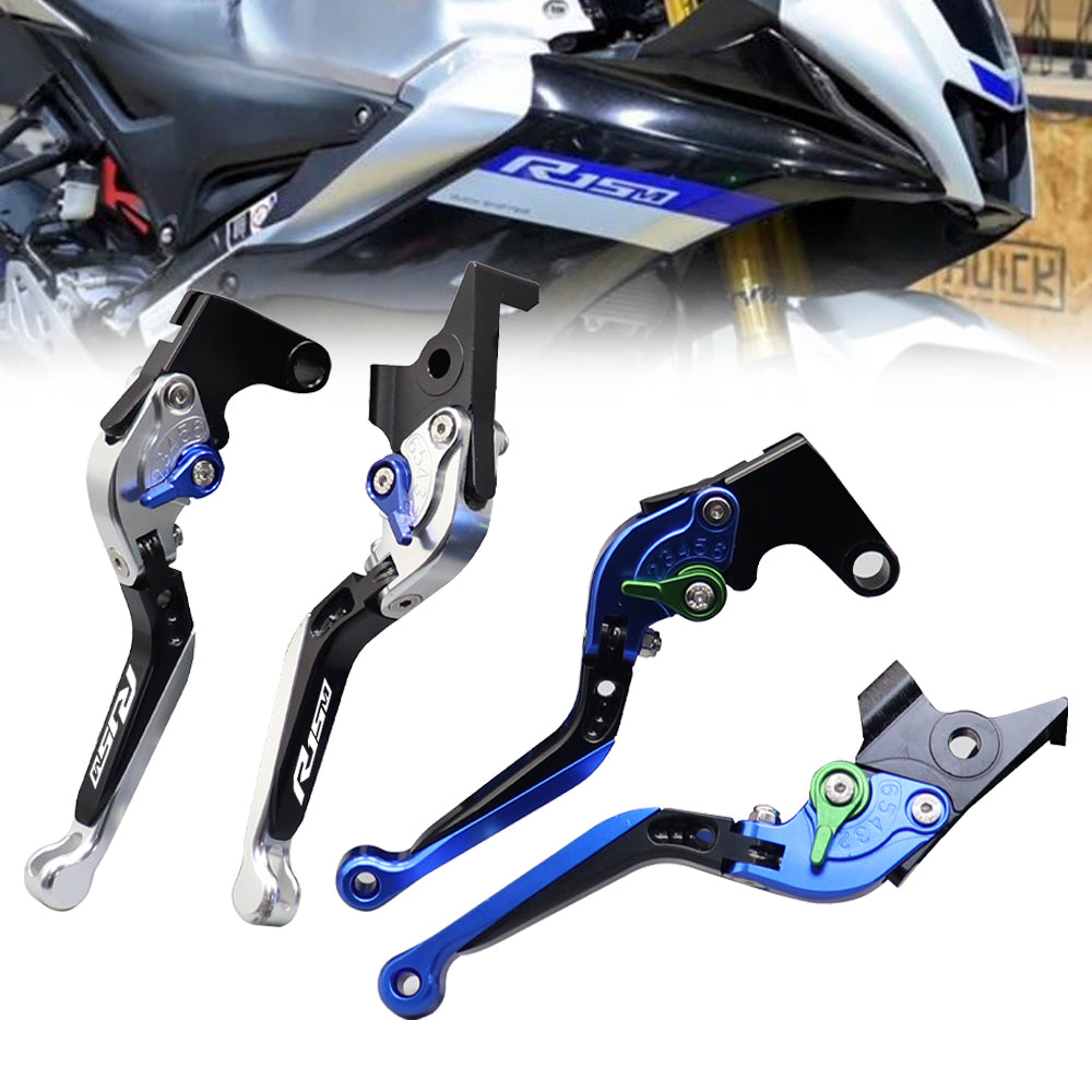 DINTCNC For YZF R15M 2022 Brake Clutch Lever R15 M Folding Extendable Motorcycle Accessories Adjustable Handle YZFR15M Tie Rod