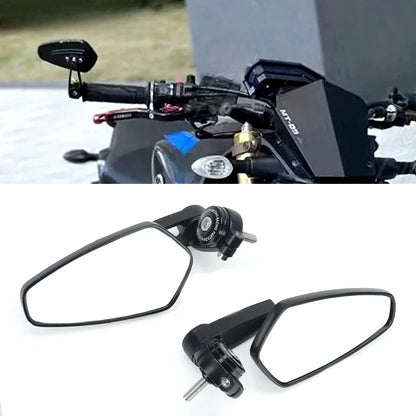 DINTCNC For MT09 MT07 2014-2024 Handlebar End Mirrors Left Right Side Rotation Motorcycle Accessories MT 07 09 MT-07 MT-09 2021