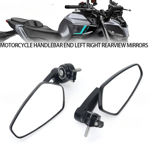 DINTCNC Handlebar End Mirror For MT09 MT09SP 2024 Left Right Side Rotation FZ09 MT-09 SP 2023 2022 2021 Motorcycle Accessories