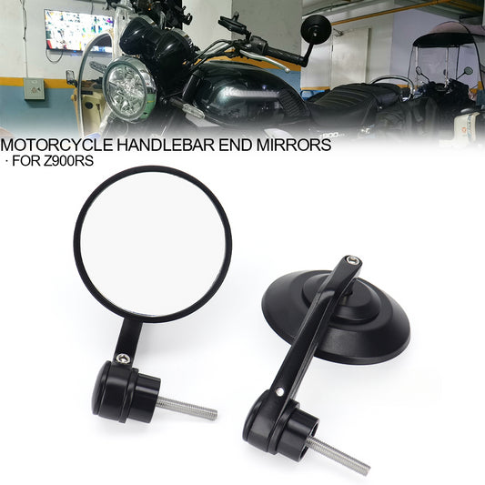 DINTCNC z900rs Handlebar End Mirror For Z900RS Cafe 2018-2024 Motorcycle Left Right Rearview Lens Glass Accessories Ｚ900rs