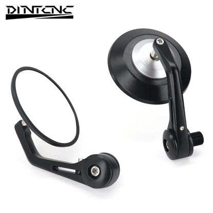 DINTCNC Handlebar End Mirror For XSR900 2022-2024 Left Right Side Oval Round Rotation Glass XSR 900 2023 Motorcycle Accessories