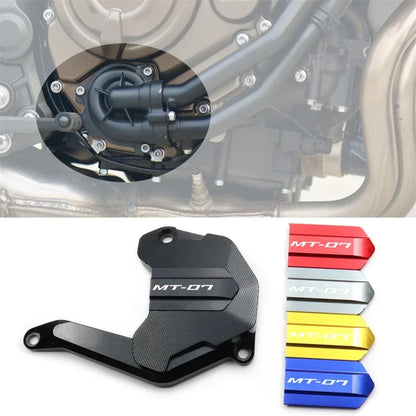 DINTCNC For MT07 FZ07 Water Pump Accessories Protection Cover Cooler Anti-Collision Block Engine Protector MT FZ 07 2023 2021