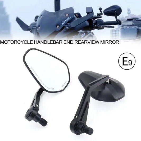 DINTCNC Mirror For TMAX 500 530 560 XMAX X-MAX 250 400 Left Right Side Handlebar End Rotation T X MAX 2022 Motorcycle Accessories