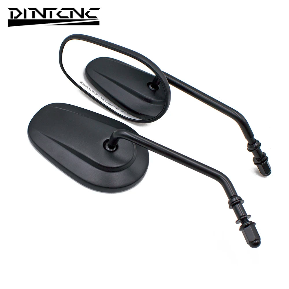 DINTCNC Universal for M10 for Dyna Electra Glide Fatboy Road King Softail Sportster 883 1200 Motorcycle Rearview Mirror