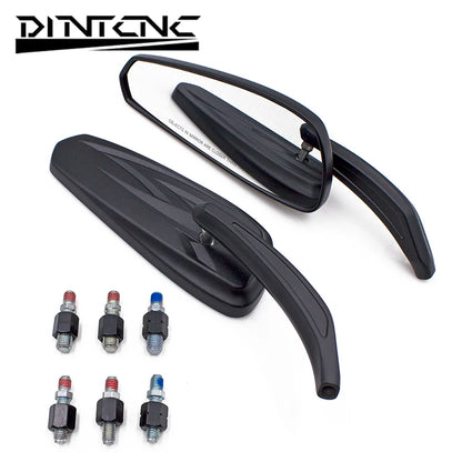 DINTCNC Universal for M8 M10 for Motorcycles Wide-field Rearview Mirrors Motorcycle Modification Accessories