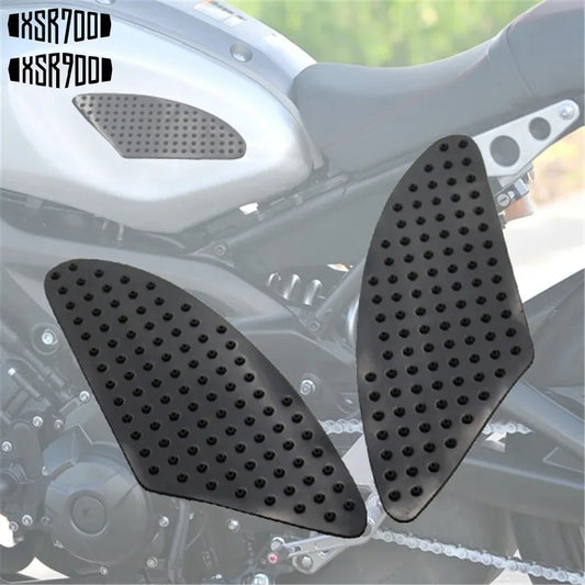 DINTCNC For XSR700 XSR900 XSR 700 900 Tank Traction Pad Anti Slip Sticker Motorcycle Side Decal Gas Knee Grip Protector Rubber