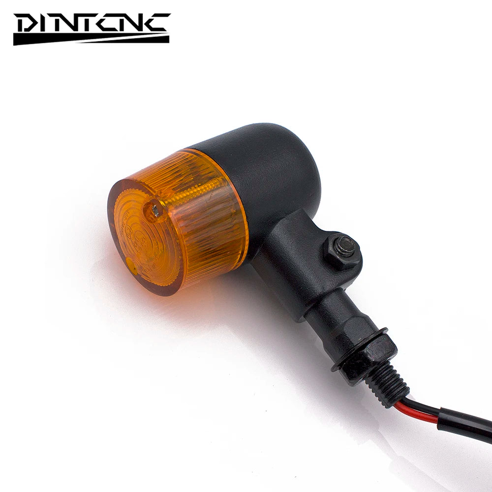 DINTCNC Universal for M8 Thread for Motorcycle Light Bulb Turn Signal Lampshade 30cm Bullet Connector Indicators