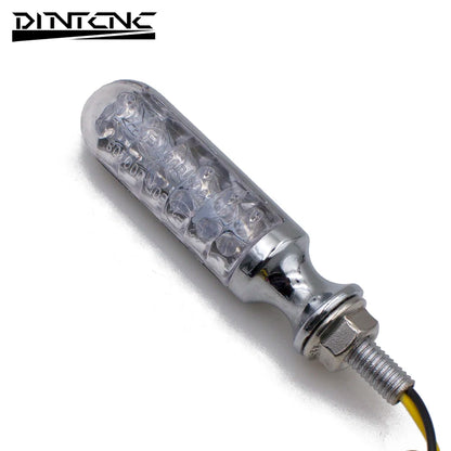 DINTCNC Universal for M8 Thread for Motorcycle Equipment Accessories Lighting Indicator Turn Signals Lamp