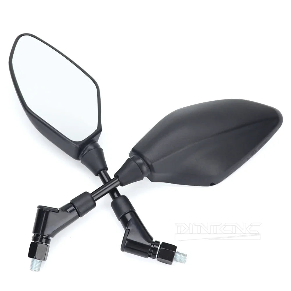 DINTCNC For XSR 700 900 2016-2021 E24 Certification Motorcycle Accessories Rearview Handlebar Side Mirrors Parts XSR700 XSR900 Black