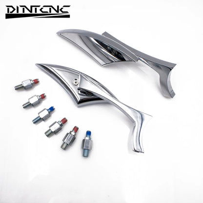 DINTCNC Universal for M10 for Motorcycle Modified Rearview Mirror CNC Aluminum Alloy Parts