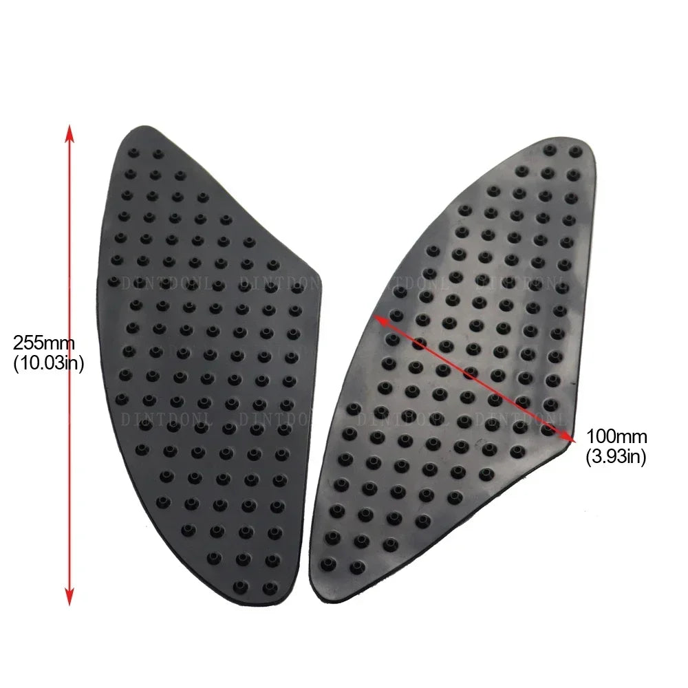 DINTCNC For YZFR3 YZFR25 2020-2022 Tank Pad Anti Slip Sticker Motorcycle Side Decal Protector Glue Rubber YZF R3 R25 Accessories