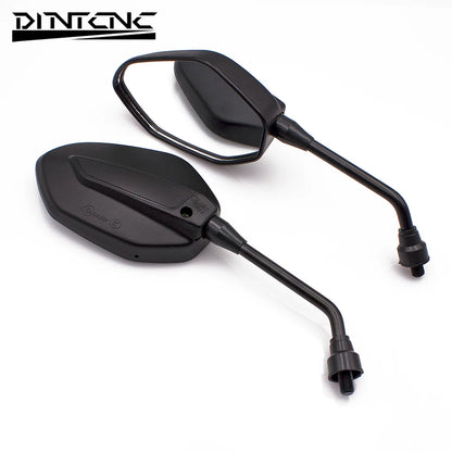 DINTCNC Universal for M8 M10 for Motorcycle Large Mirror HD Rearview Mirror Convex Mirror Moto Equipment Accessories