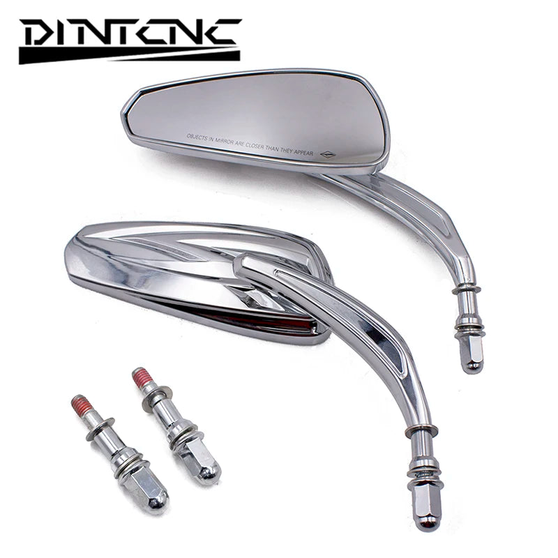 DINTCNC Universal for M8 M10 for Motorcycles Wide-field Rearview Mirrors Motorcycle Modification Accessories