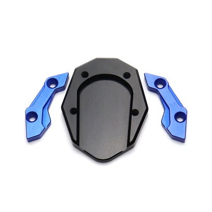 DINTCNC Side Kickstand Extension Plate For N-MAX155 N MAX XMAX 250 125 300 NMAX Motorcycle Body Stand Enlarge Plate Support Frame