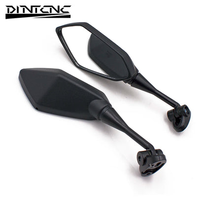 DINTCNC Universal for 30mm-45mm Mounting Hole Spacing Motorcycle Rearview Mirror To Adjust The Angle At Will Moto Mirrors Accessories