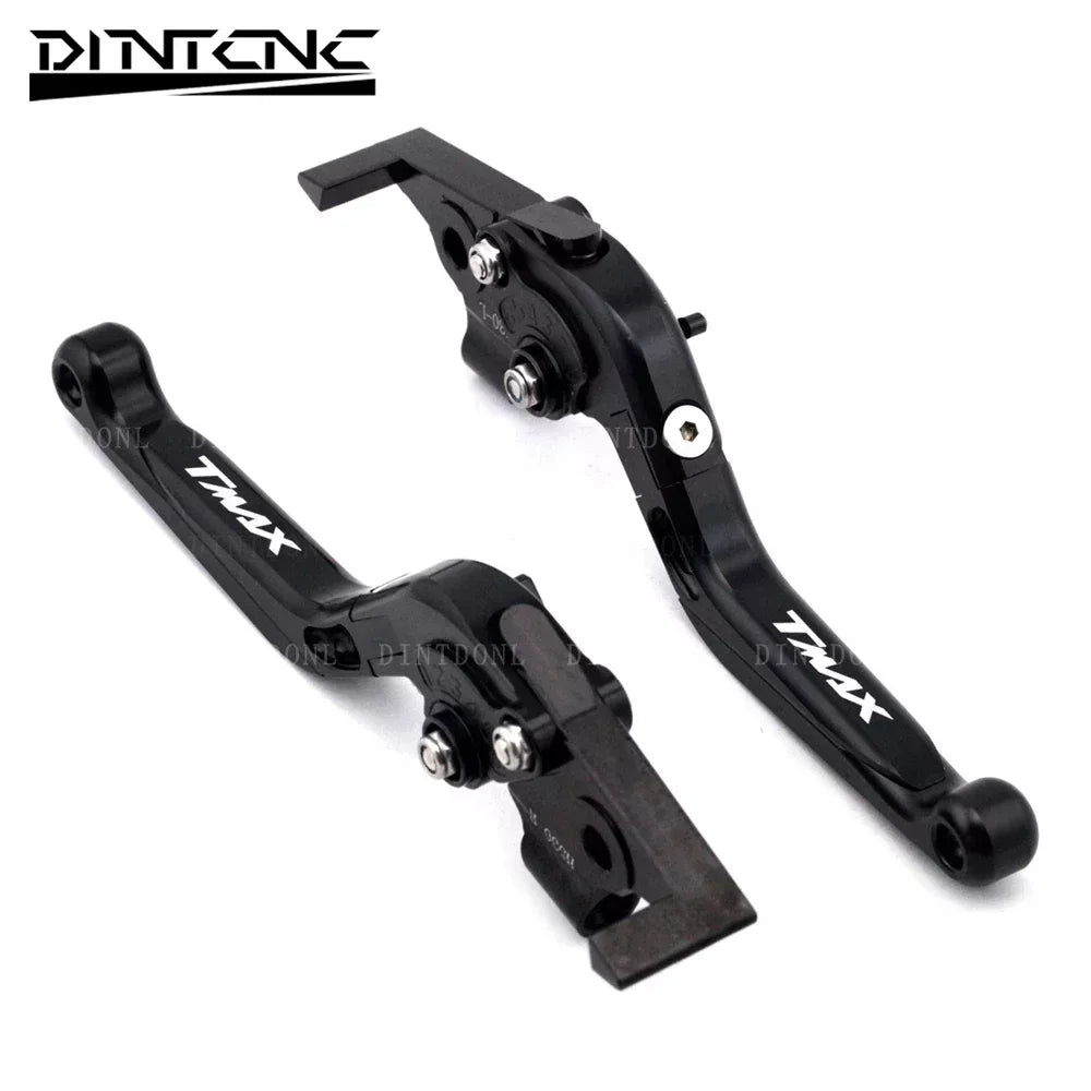 DINTCNC Front Brake Levers For T-MAX 500 530 560 2021 2022 XP530 XP560 XP500 TMAX 2019 CNC Handles Extendable Folding Accessories