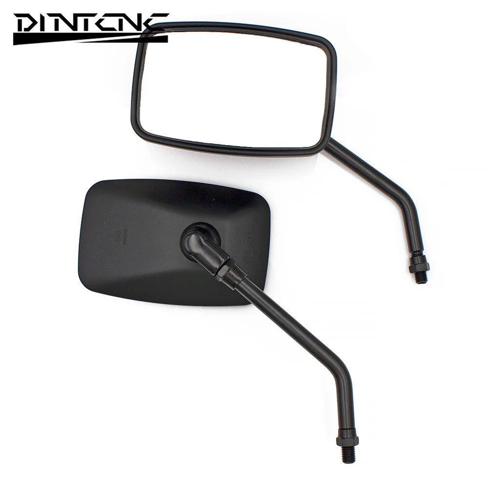 DINTCNC Universal for M10 for VT1100 Diameter Square Motorcycle Rearview Mirror Wide Field of View Motorcycle Accessories