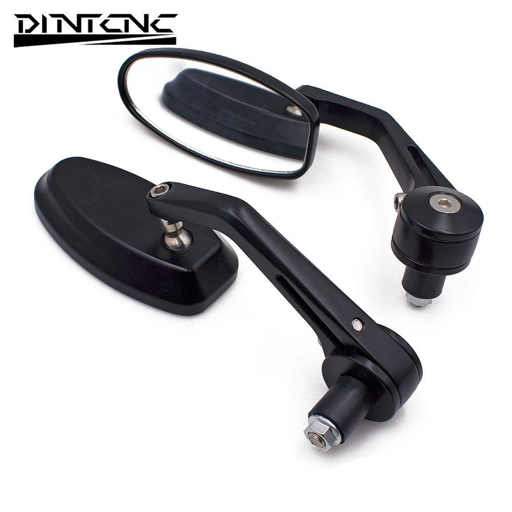 DINTCNC Universal for 22mm Handlebar for Cruisers Sport Street Bikes Motorcycle Rearview Mirror Moto Accessories Wide Field of View