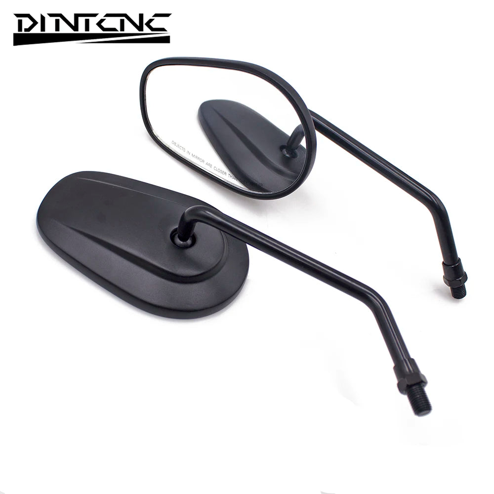 DINTCNC Universal for M10 for Dyna Electra Glide Fatboy Road King Softail Sportster 883 1200 Motorcycle Rearview Mirror