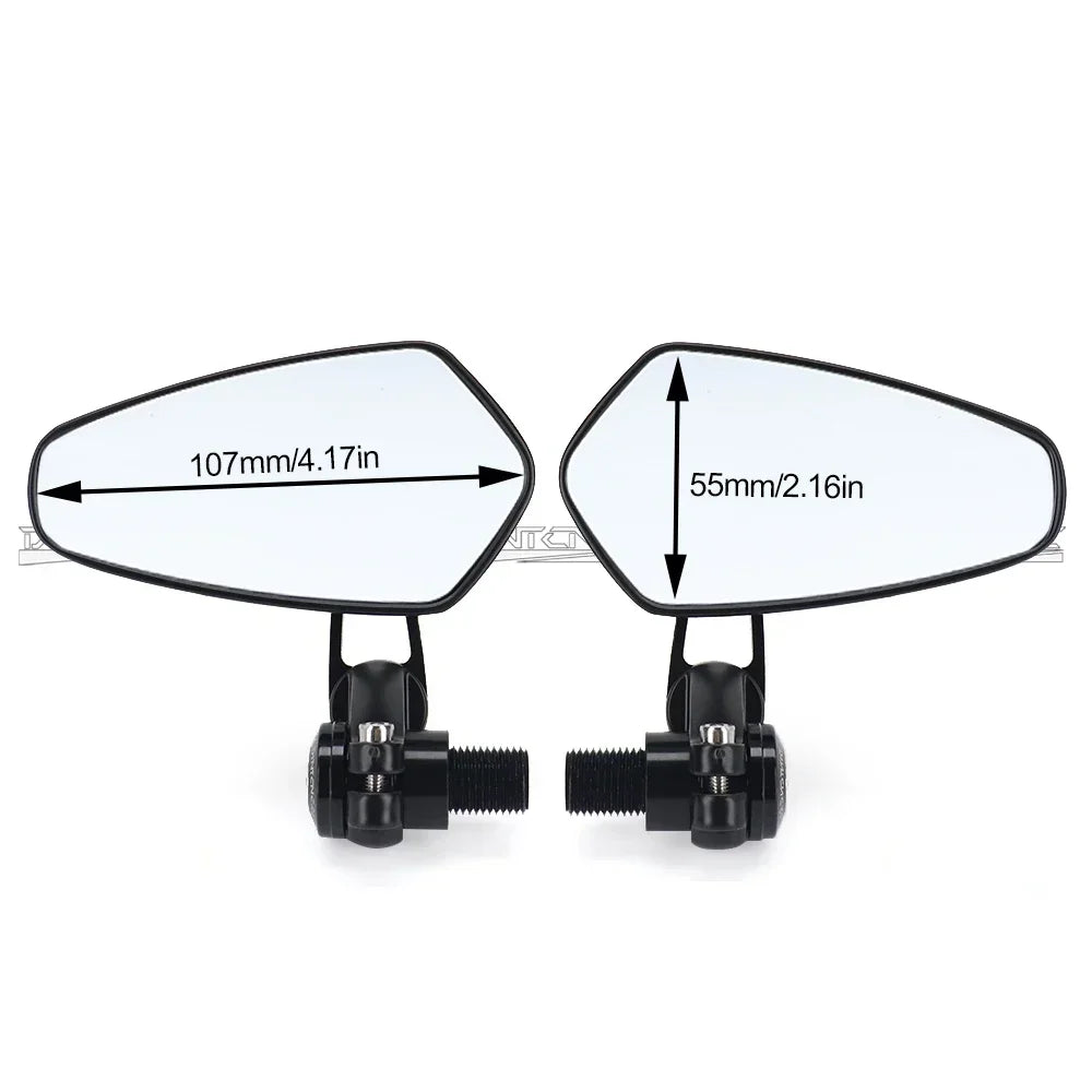 DINTCNC Handlebar End Mirror For MT07 MT09 MT10 SP XSR 700 900 Left Right Side Rotation FZ07 XSR700 MT10SP Motorcycle Accessories