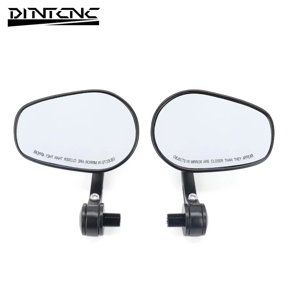 DINTCNC Handlebar End Mirror For XSR900 2022-2024 Left Right Side Oval Round Rotation Glass XSR 900 2023 Motorcycle Accessories