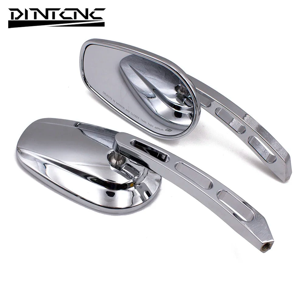 DINTCNC Universal for M10 for 883 1200 48 Motorcycle Modified Rear View Mirror CNC Aluminum Alloy Is Strong Durable Moto Parts