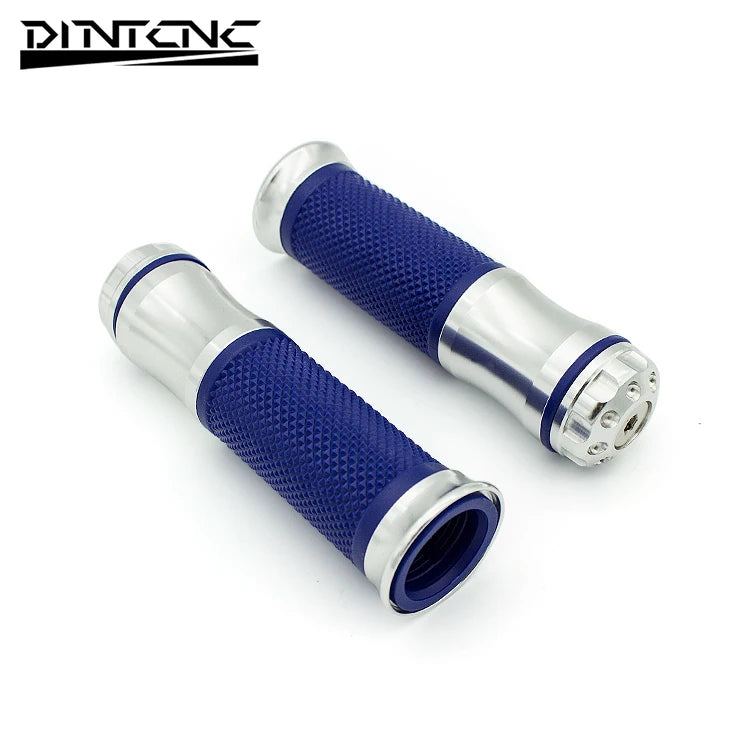 DINTCNC Universal for 7/8" 22mm Caliber Handlebar Cover Motorcycle Handlebar Blue and Red CNC Modified Equipments Handlebar Protection