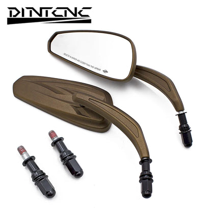 DINTCNC Universal for M8 M10 for Motorcycles Wide-field Rearview Mirrors Motorcycle Modification Accessories