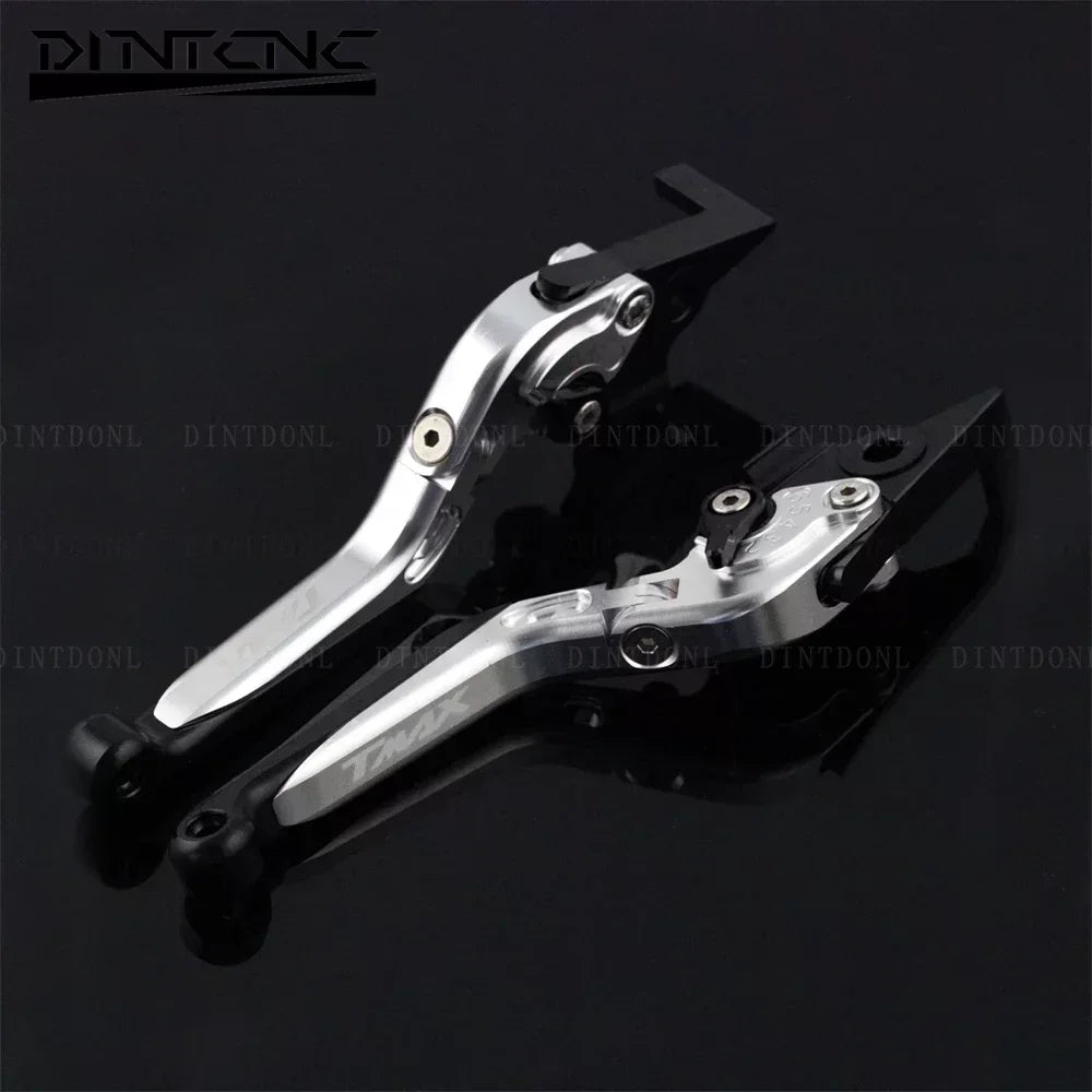 DINTCNC Front Brake Levers For T-MAX 500 530 560 2021 2022 XP530 XP560 XP500 TMAX 2019 CNC Handles Extendable Folding Accessories