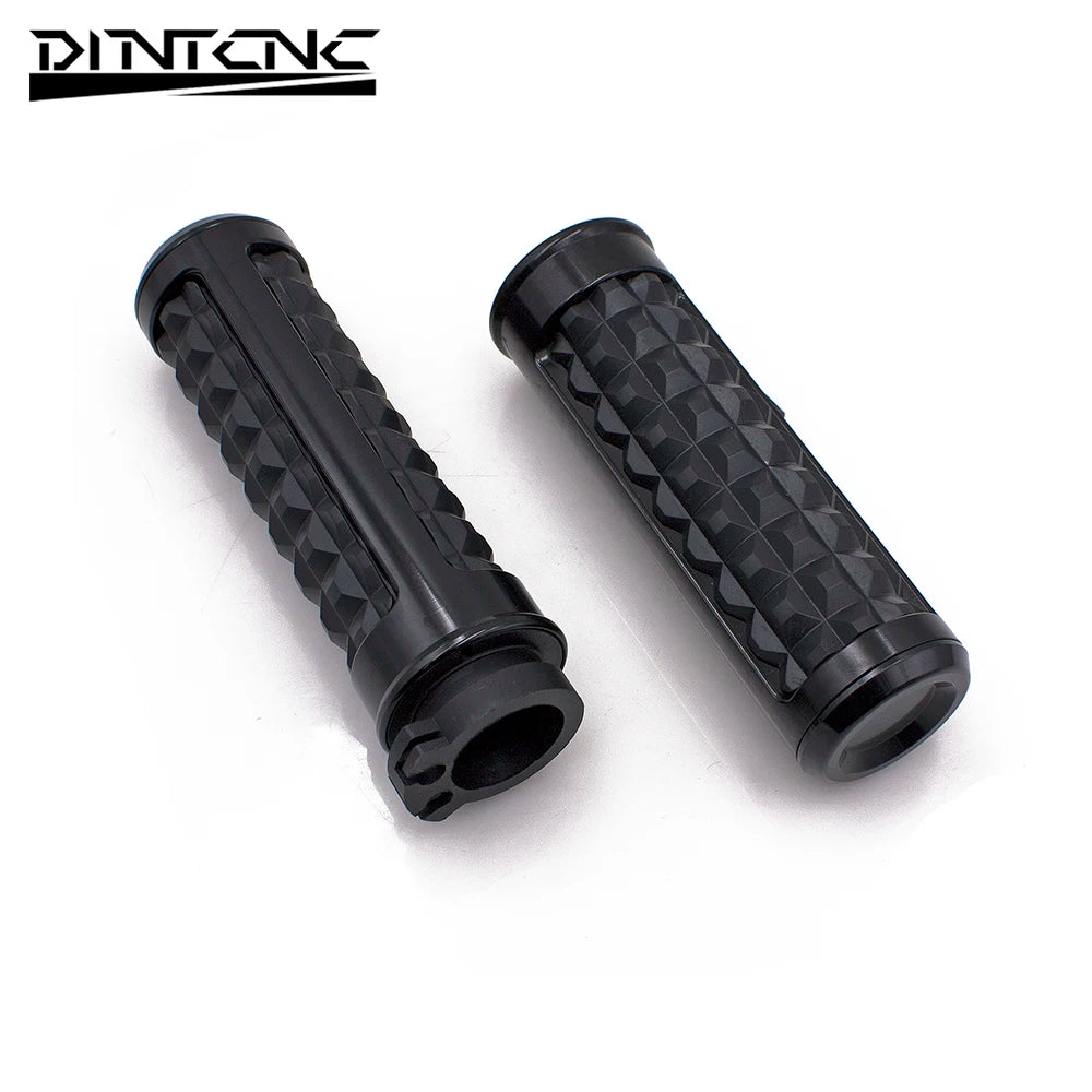 DINTCNC Universal For 25mm Motorcycle Handlebars Black CNC Handlebar Protection Strong Grip Comfortable Motorcycle Accessories