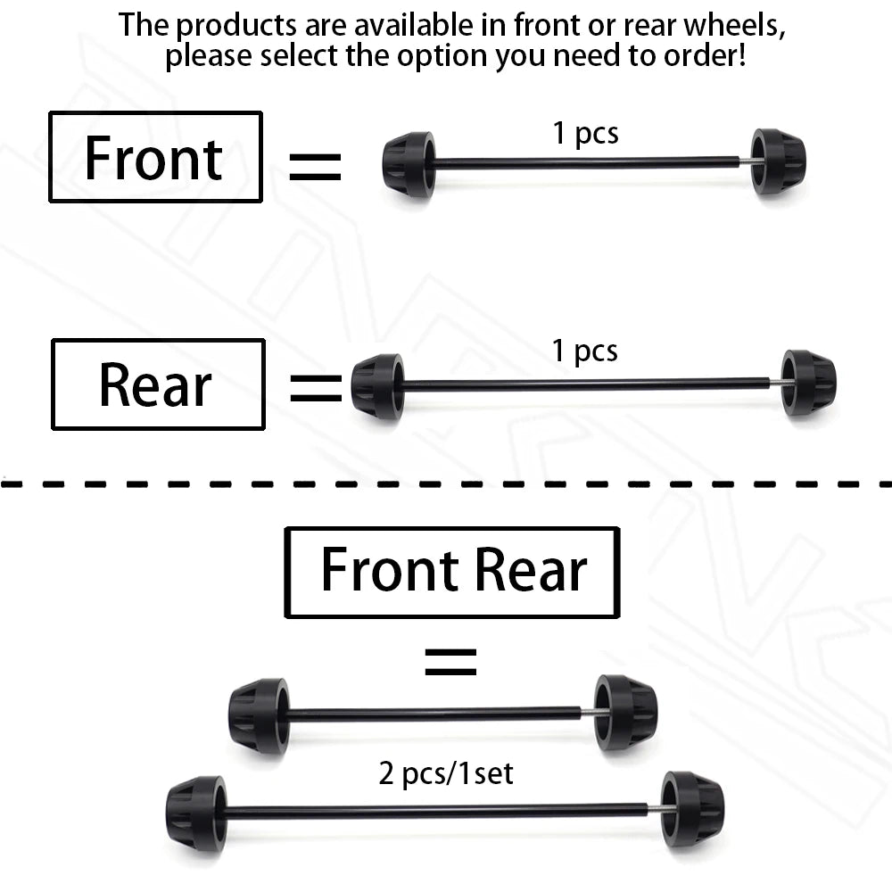 DINTCNC For MT-07 TRACER 7 700 GT Motorcycle Front Rear Wheel Protect Anti-Fall Axle Protector Accessories TRACER7 TRACER700 2022