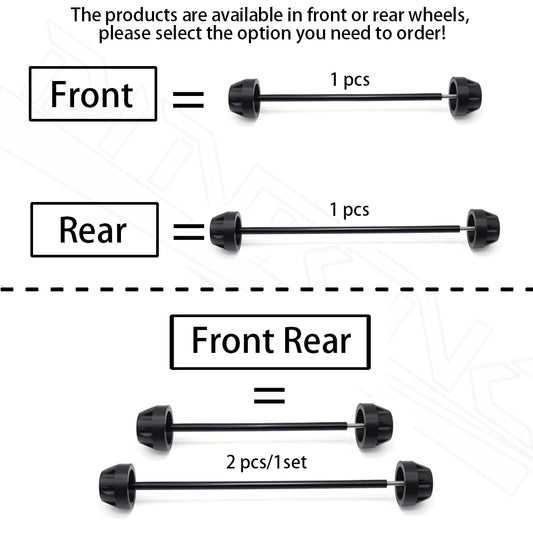 DINTCNC For BRUTALE 675 798 Motorcycle Front Rear Wheel Axle BRUTALE800 ROSSO RR 2023 Anti-Collision Slider Pad Accessories